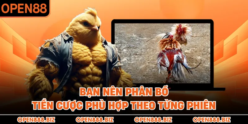 Bạn nên phân bổ tiền cược phù hợp theo từng phiên