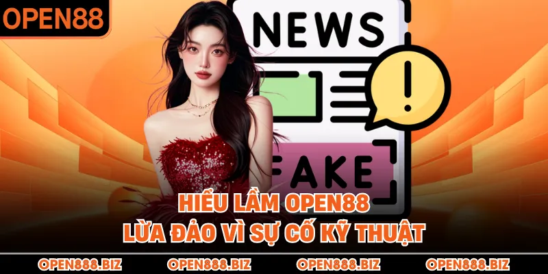 Hiểu lầm OPEN88 lừa đảo vì sự cố kỹ thuật